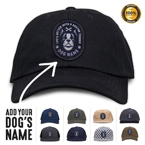 Regalo de gorra personalizada para perro Boston Terrier, gorra para perro personalizada, gorra de béisbol con foto de perro, retrato de mascota, regalo para amantes de las mascotas, gorra con cara de mascota, mamá de perro