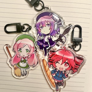 UTAU Keychains / Charms - 2.5 in Epoxy Double Sided