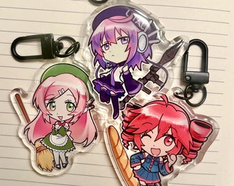Popular UTAULOID Community Character Item Keychain Charms