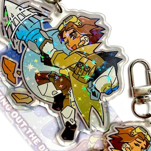 Venture Keychain 3 inch Star Holographic Overwatch 2