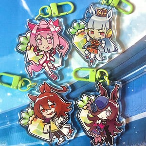 Uma Musume Pretty Derby 2.5 in Epoxy Keychains