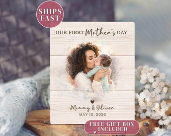 First Mother's Day Picture Frame First Mothers Day Photo Frame First Mother's Day Keepsake First Mothers Day Gift from baby Family Keepsake