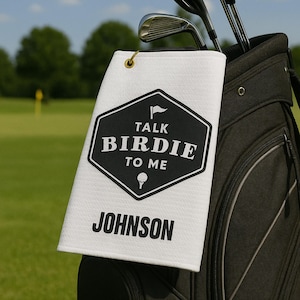 Personalized Funny Golf Towel, Golf Towel Gag Gift, Custom Golf Towel for Dad Husband Groomsmen Golf Team Fathers Golf Gift, Golf Lover Gift