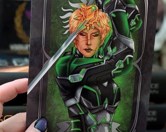 Gilded Victra - 5x7 Red Rising Inspired Print