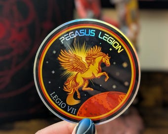 Pegatina inspirada en la Legión Pegasus - Red Rising