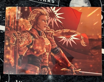 My Love is my Armor - Red Rising Inspired Print - Various Sizes