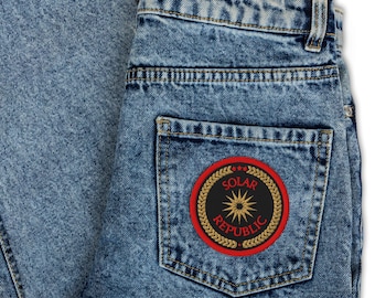 Solar Republic - Red Rising Inspired Embroidered patches