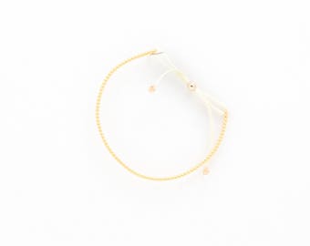 Anne Gold Beaded Girls Bracelet