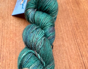 Cashmere/Merino Wool Blend Hand Dyed Rainforest Sock Yarn: 360 Yards