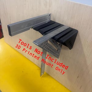 Square Storage Rack | 3D Printed 5-Slot Tool Organizer