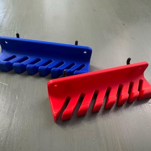 Begboard Mount Wrench Holder: 7-Wrench Organizer, Workshop Storage