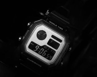 Customized Casio World Time Watch "PandaMonium"