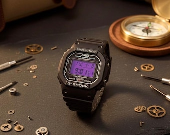 Customized Casio G-Shock "PURPLE" screen mod