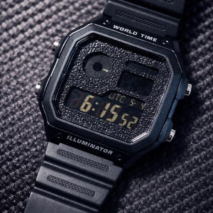 時計 Casio AE1200Custom ALL BLACK Custom Casio AE1200 