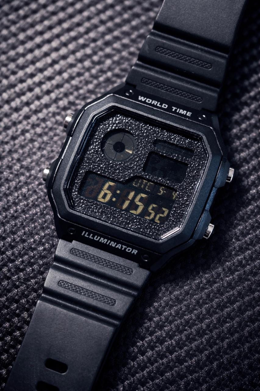 Casio Ae1200 Black - Etsy