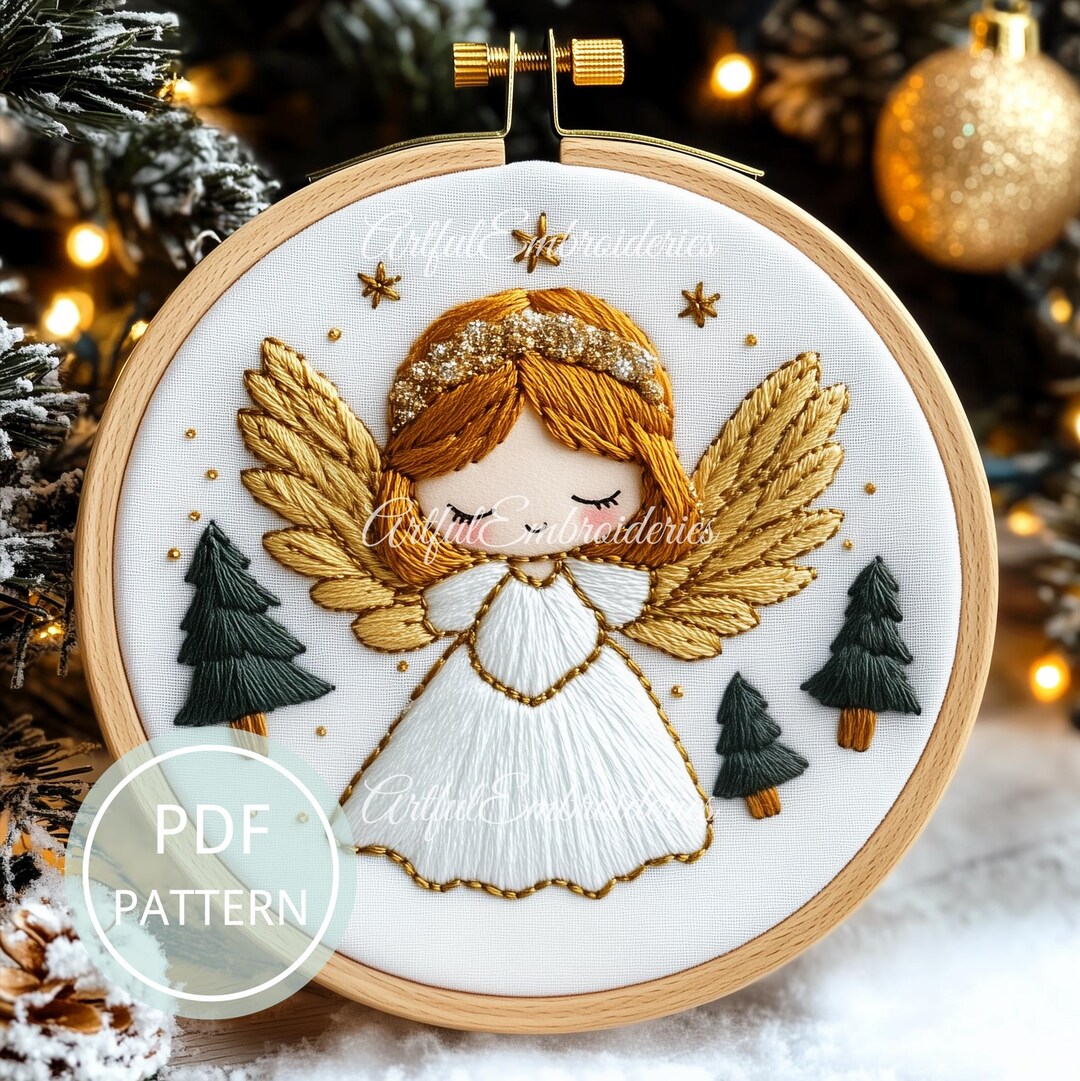 Little Angel Pattern Little Angel, Files, Downloadable, Digital Download, Embroidery Designs ...