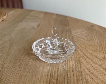 Vintage Glas Ring / Anstecknadel