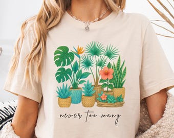 Koszulka „Plant Lady”: Koszulka z motywem ogrodu botanicznego – prezent dla ogrodnika