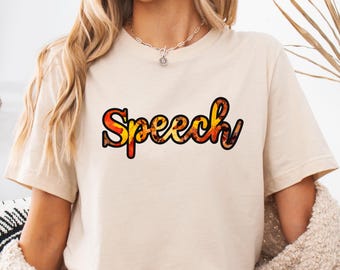 Speech Therapy Shirt: Halloween SLP Design - Soft Cotton