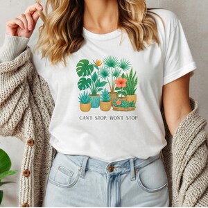Plant Shirt, Gardening Shirt, Gardening Gift, Plant Lady Shirt, Gift for Gardener, Plant Lady Shirt, Just One More Plant, Botanical Shirt