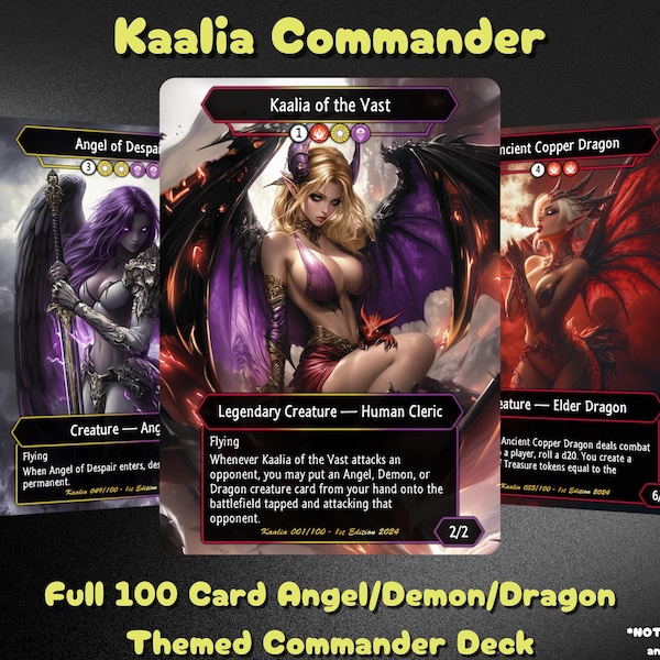 Kaalia Commander Deck – niestandardowe karty do gry okazjonalnej