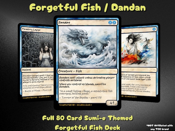 Forgetful Fish Custom Deck - Etsy