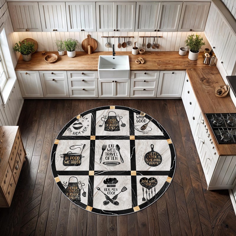 Personalized Kitchen Rug - Etsy