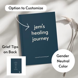 Grief Journal for Grief Therapy Grief Care Package Grieving Friend Gift Therapy Journal Bereavement Gift Condolence Gift Miscarriage Gift