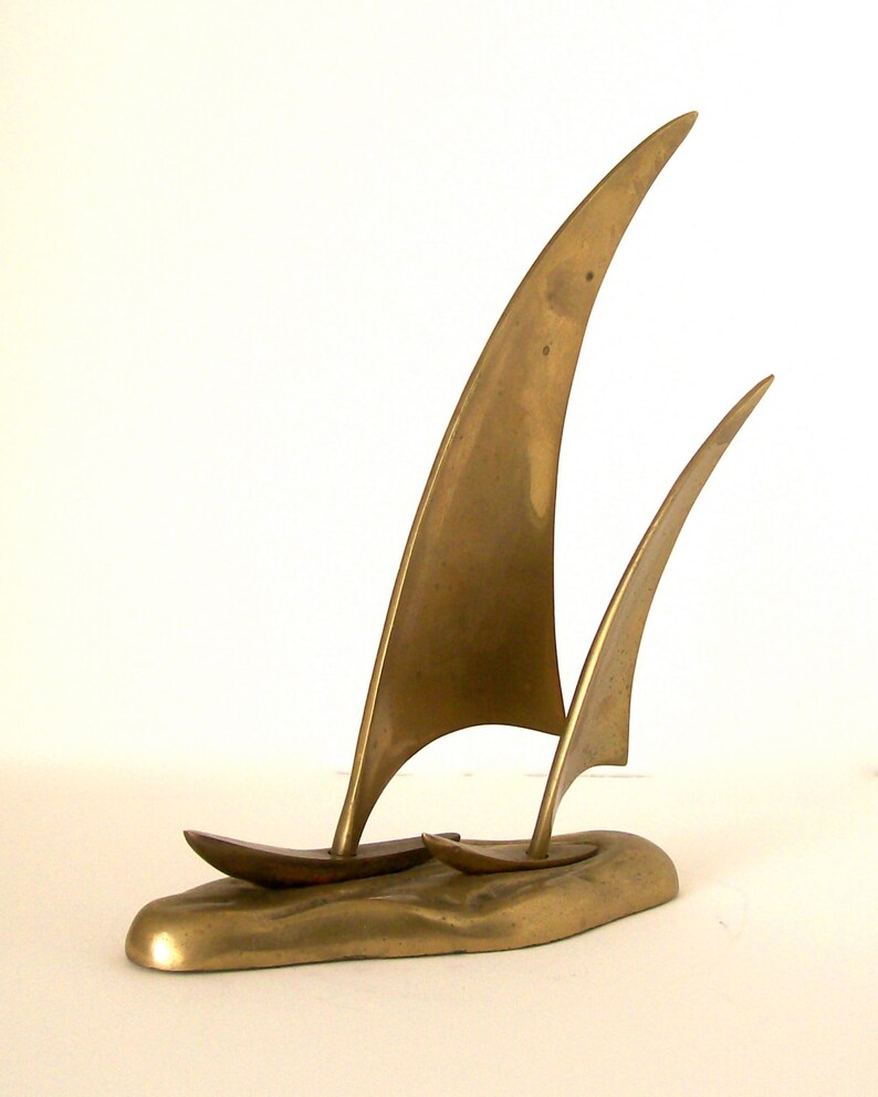 Sailing, Boat, Ship, Wind Jammer, Brass Etsy