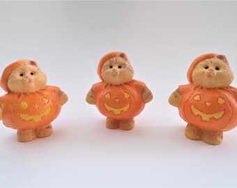 Halloween Kitten Calabazas Hallmark 1995 3 Disponible B202B2