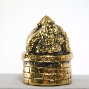 Vintage Thimble Donahue Collection 1980s Era Thimbles, &#39;Santa Claus&#39;   T203 P5