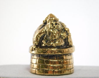 Vintage Thimble Donahue Collection 1980s Era Thimbles, 'Santa Claus' T203 P5