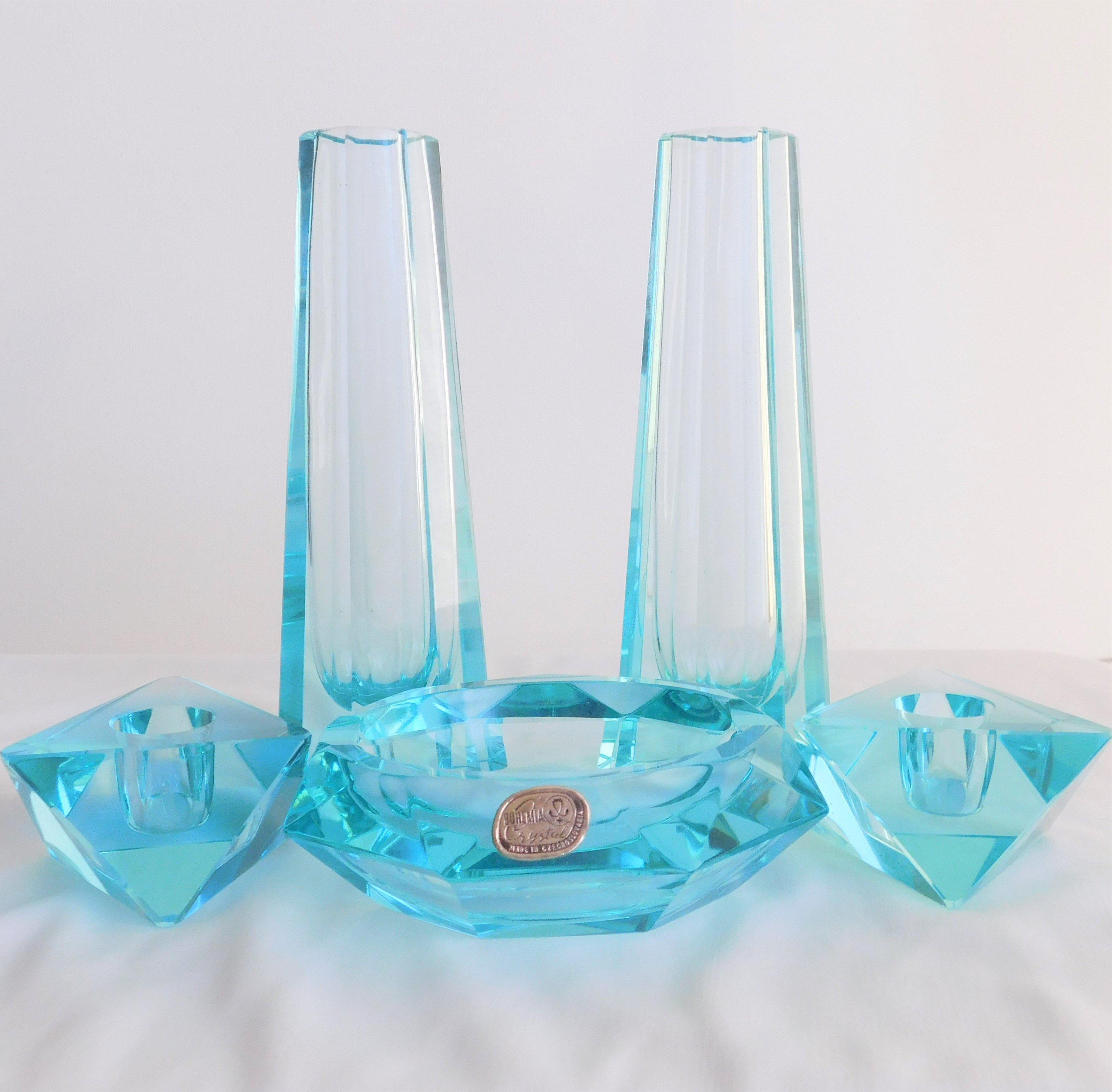 Czech bohemia glass ashtray - Etsy 日本