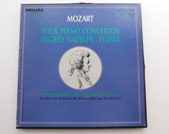 Vintage Mozart Four Piano Concertos Ingrid Haebler/Piano Stereo PHS 2-906 2 records