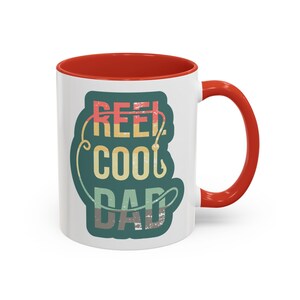 REEL Cooler Papa Kaffeetasse, Geschenk für Vatertag, lustiges Fischen Papa Geschenk, Fischer Papa Tasse, Reel Cooler Papa Tasse, Geschenk für ihn, Fischer Geschenk