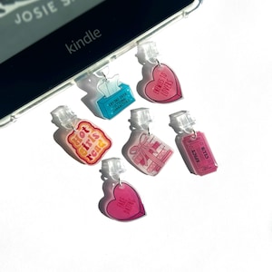 Kindle/E-Reader Dust Plug Charm