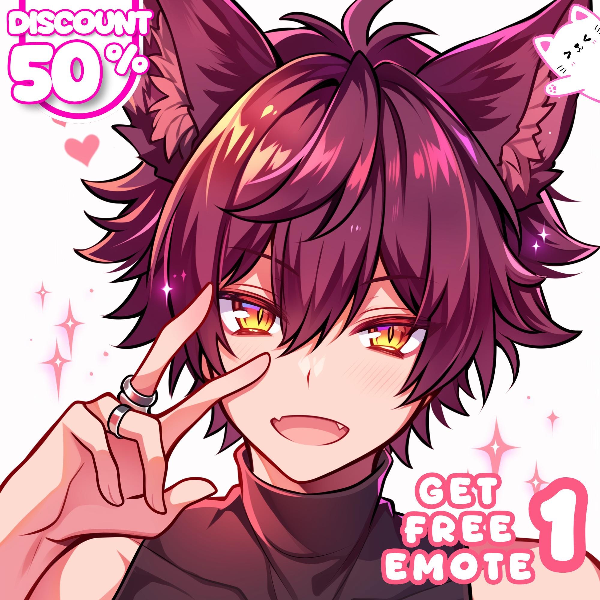 Custom Anime PFP, Personalized Anime Portrait, Cute Kawaii Avatar ...