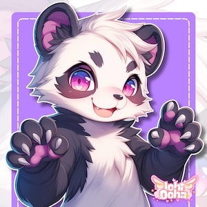 Furry Icon Commission | Custom OC PFP | Cute Headshot Digital Art