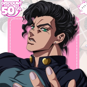 Custom JoJo Style Portrait | Anime Pfp Commission | 100% Hand Drawn | Manga Style Artwork