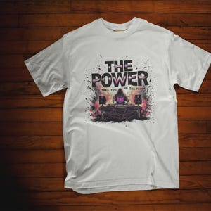 The Power T-shirt, Bekleidung für elektronische Musik, Festival-Outfits, EDM Merchandise, Geschenk für Musikliebhaber, Rave-Shirt