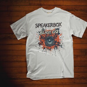 T-shirt Speaker Box, abbigliamento per musica elettronica, abiti da festival, merchandising EDM, regalo per gli amanti della musica, maglietta Rave
