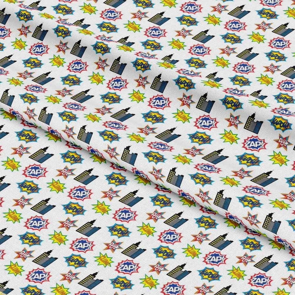 Superhero Pattern 3 Quilting Cotton Fabric - Etsy