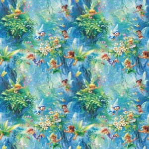 Fairies in the Forest Pattern 2 Quilting Cotton Fabric
