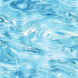 Blue Water Pattern 11 Quilting Cotton Fabric