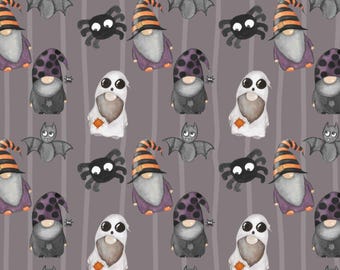 Spooky Gnomes Pattern 11 Quilting Cotton Fabric