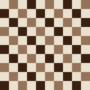 Handdrawn Coffee Brown Pattern 1 Quilting Cotton Fabric