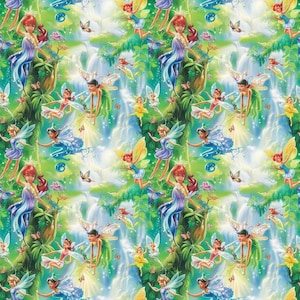 Fairies in the Forest Pattern 6 Quilting Cotton Fabric