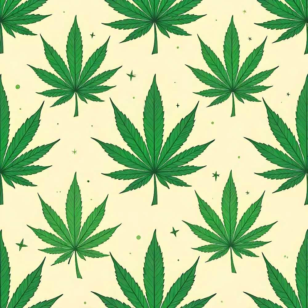 420 Marijuana Allover Pattern 2 Quilting Cotton Fabric - Etsy