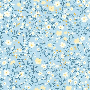 Cottagecore Garden Flowers Pattern 16 Quilting Cotton Fabric