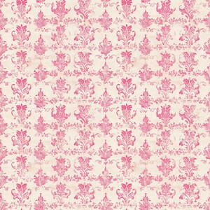 Vintage Pink Patterns Pattern 7 Quilting Cotton Fabric